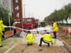 河南郑州2019马拉松赛道应急抢修工程